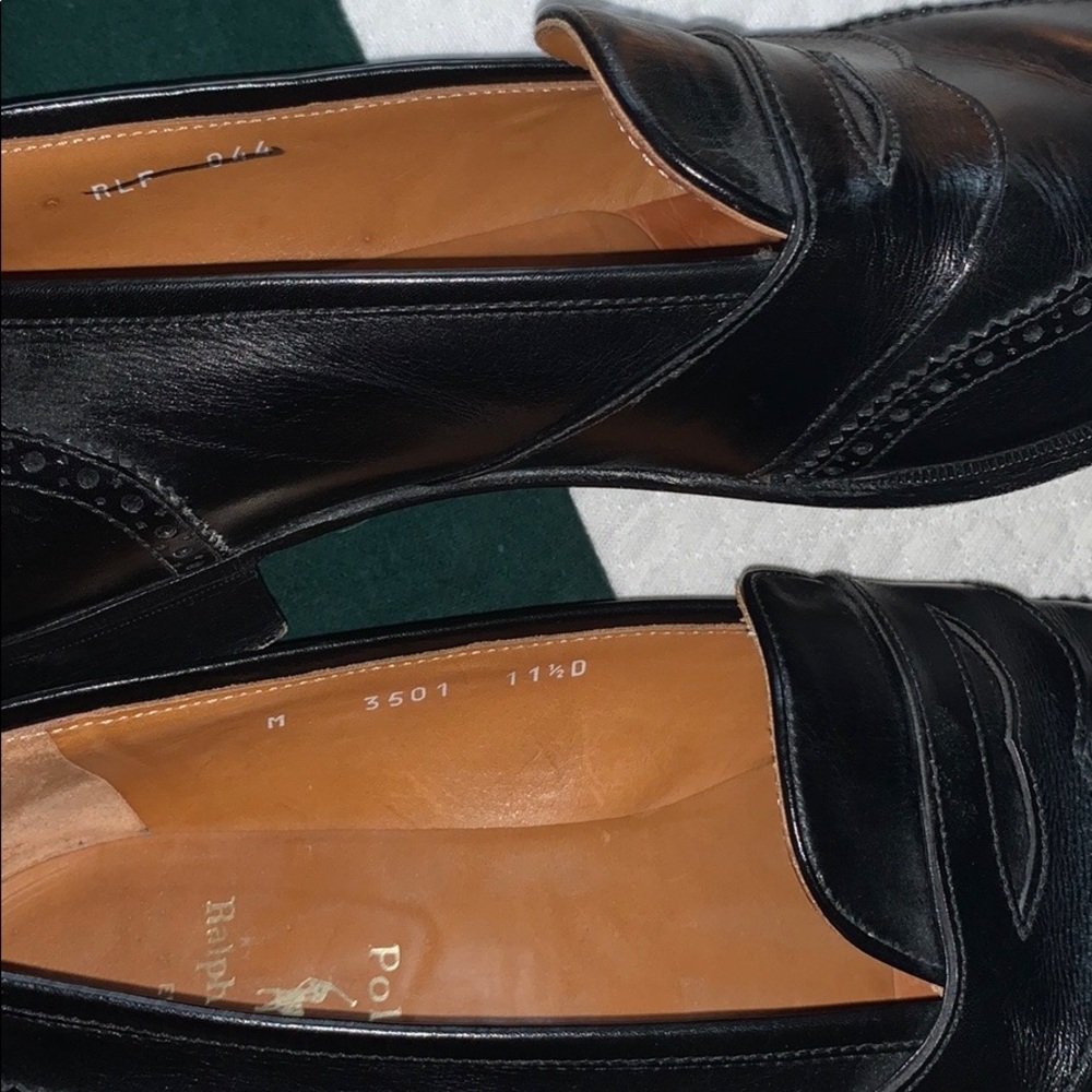 SOLD Rare POLO Ralph Lauren Mens Slip On Loafers - Picture 5 of 6